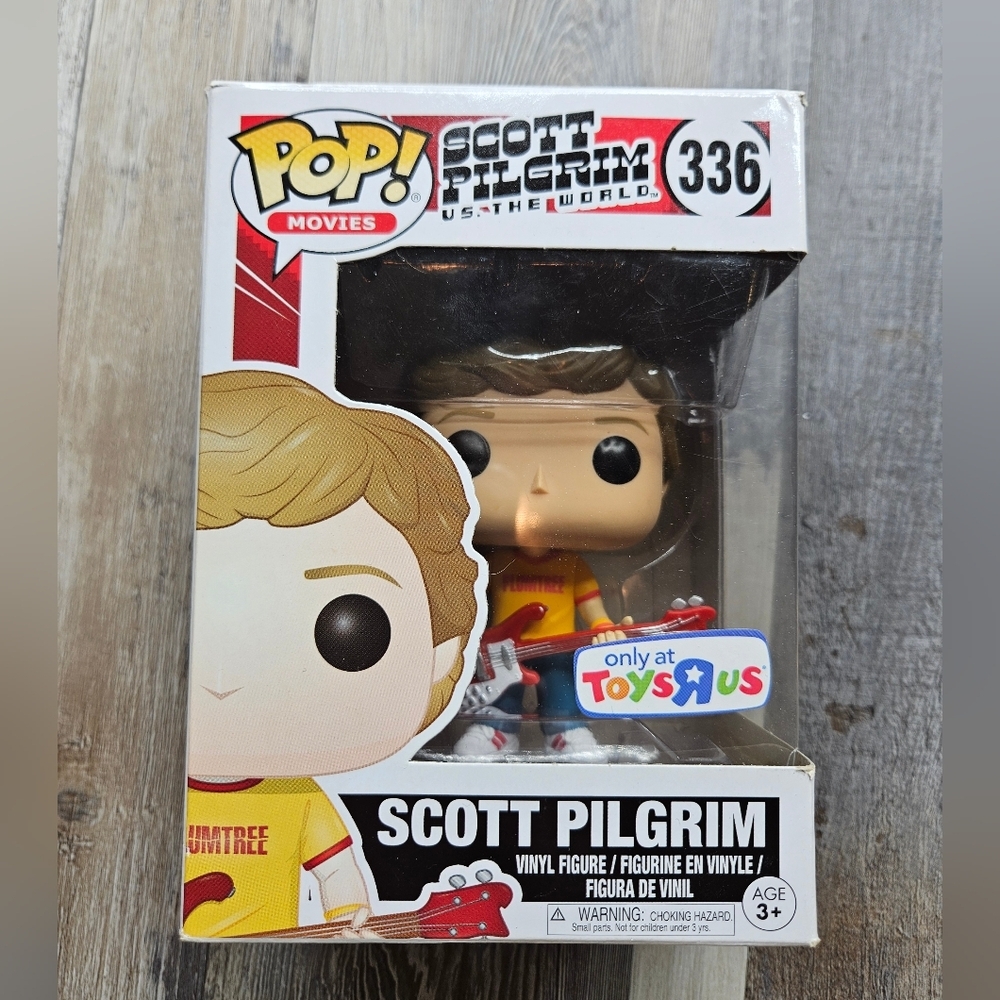 Scott Pilgrim Vs The World Funko Pop 336 Toys R Us Exclusive Guitar